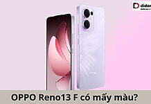 OPPO Reno13 F có mấy màu