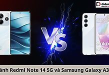 so sánh Redmi Note 14 5G và Samsung Galaxy A35 5G