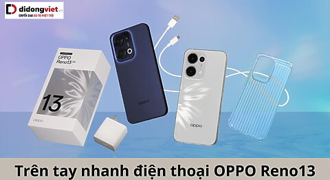 Trên tay nhanh điện thoại OPPO Reno13: Màu sắc đẹp, lưng quá ấn tượng tren-tay-nhanh-oppo-reno13-di-dong-viet