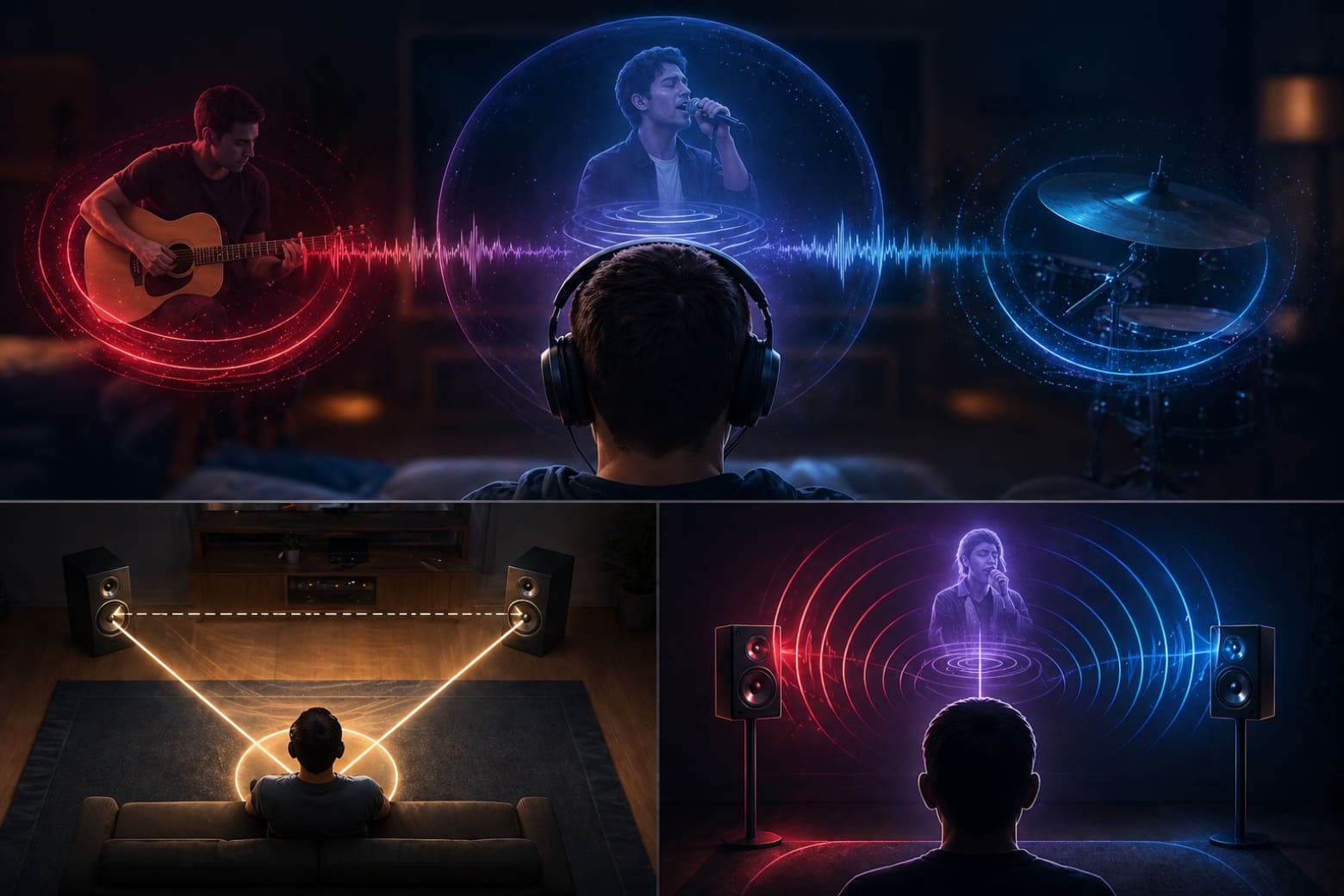 Âm thanh Stereo là gì? Phân biệt Stereo và Mono trong kỷ nguyên số 8 Trải nghiệm âm thanh Stereo thực tế
