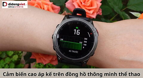 Cảm biến cao áp kế trên đồng hồ thông minh thể thao là gì? Có mấy chế độ? cảm biến cao áp kế trên smartwatch thể thao