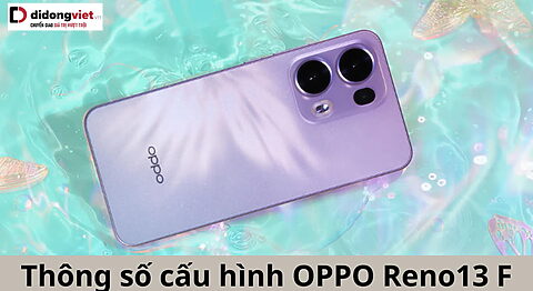 Cấu hình OPPO Reno13 F