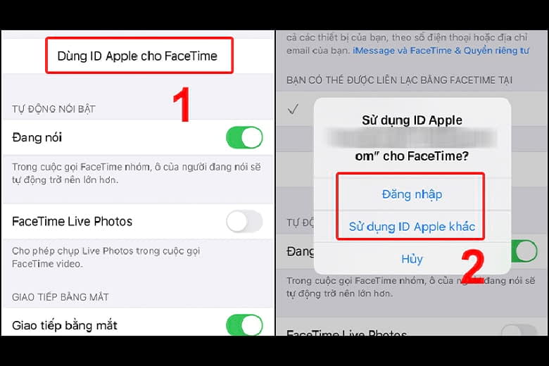 Cách thêm email để thực hiện gọi và nhận cuộc gọi từ FaceTime