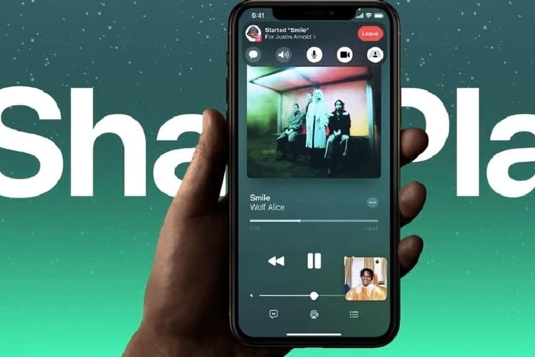 SharePlay cho phép người dùng chia sẻ và đồng bộ trải nghiệm giải trí với nhau trong FaceTime