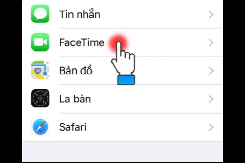 Hướng dẫn cách bật FaceTime trên iPhone/iPad