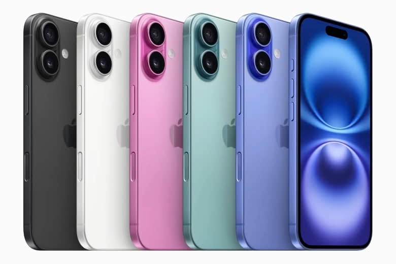 Các tùy chọn hiện có của iPhone 16