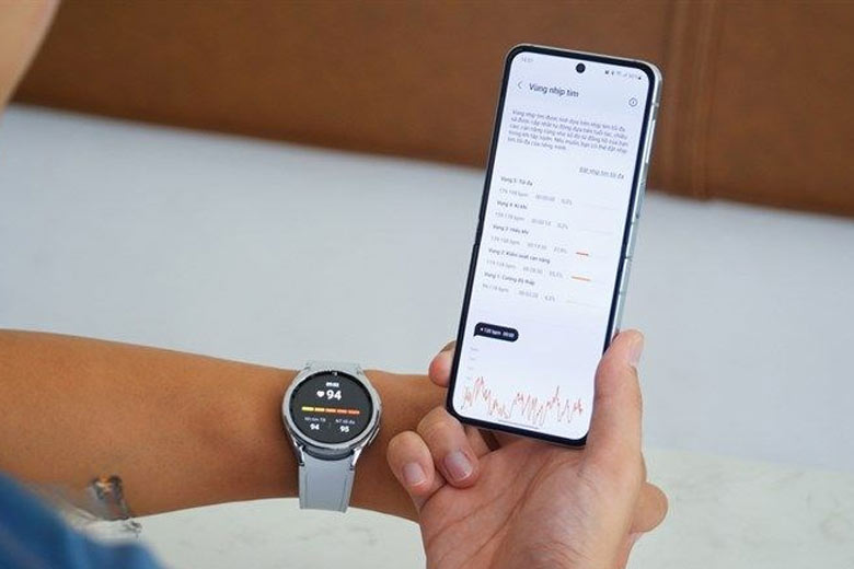 theo dõi chỉ số ages trên smartwatch
