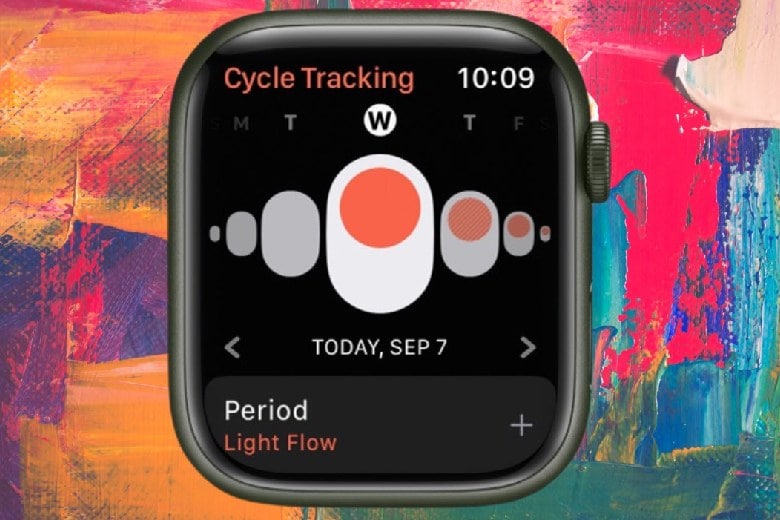 Tính năng theo dõi chu kỳ kinh nguyệt trên đồng hồ thông minh cũng cung cấp những thông tin hữu ích về sức khỏe sinh sản