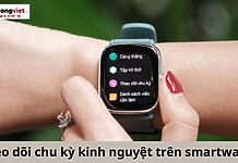 theo dõi chu kỳ kinh nguyệt trên smartwatch