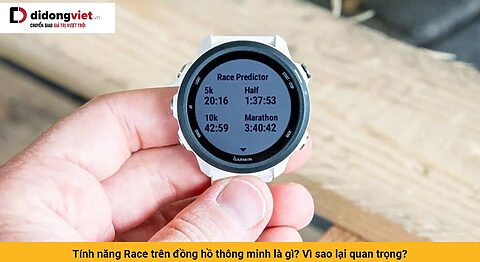 Tính năng Race trên đồng hồ thông minh là gì? Vì sao lại quan trọng?