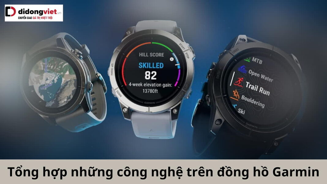 tính năng trên đồng hồ Garmin