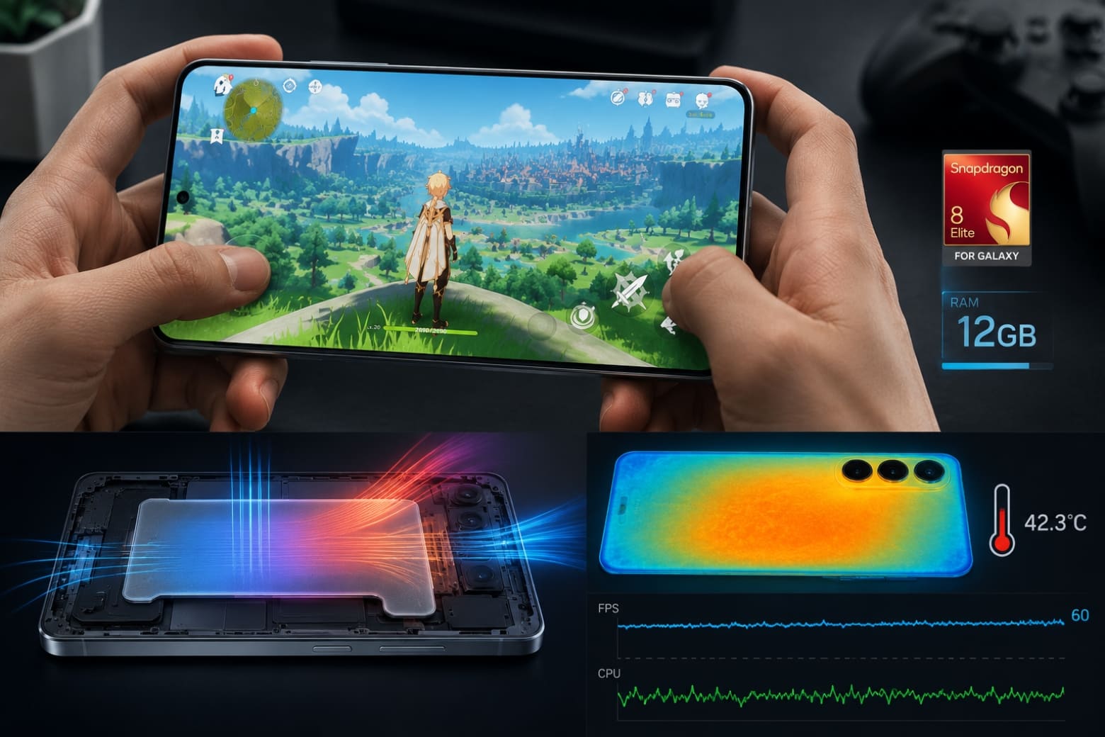 Đánh giá trên tay Galaxy S25 Plus chính hãng: Cân bằng hoàn hảo, hiệu năng thực tế và bài toán lên đời 9 Đánh giá hiệu năng và tản nhiệt của S25 Plus với Snapdragon 8 Elite