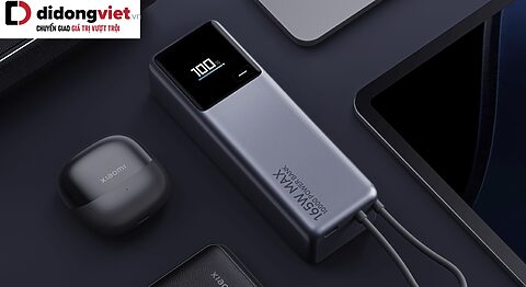Xiaomi giới thiệu hai mẫu sạc dự phòng mới: 33W và 165W – Mẫu sạc dự phòng có công suất cao nhất hiện nay