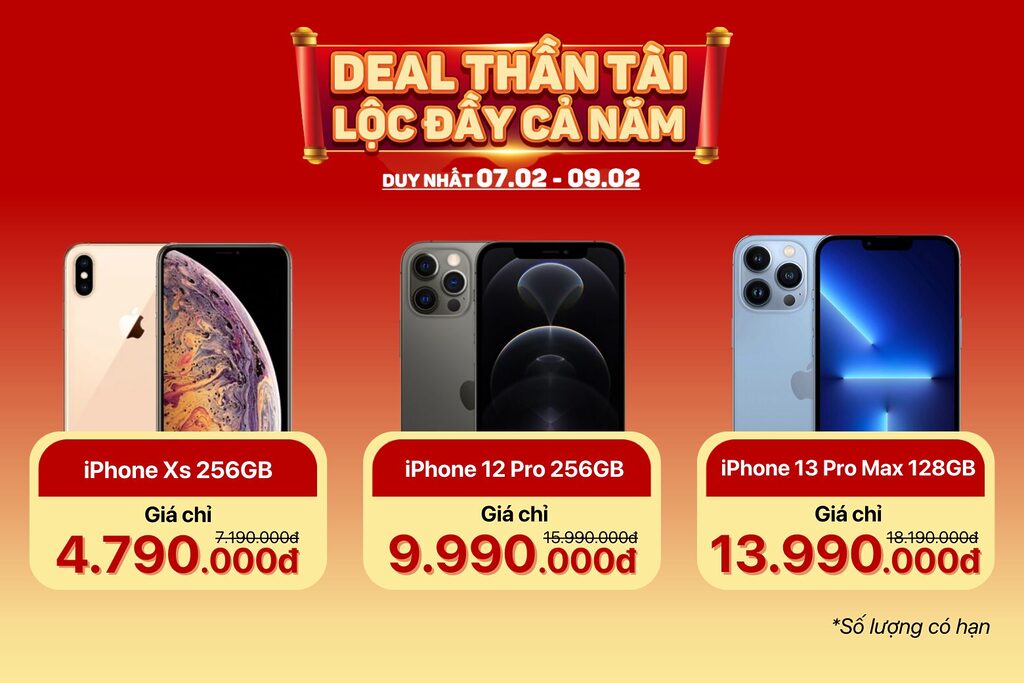 Lên đời iPhone 16 Pro Max trúng vàng thần tài 9999. Cùng nhiều deal hấp dẫn khác 13 5