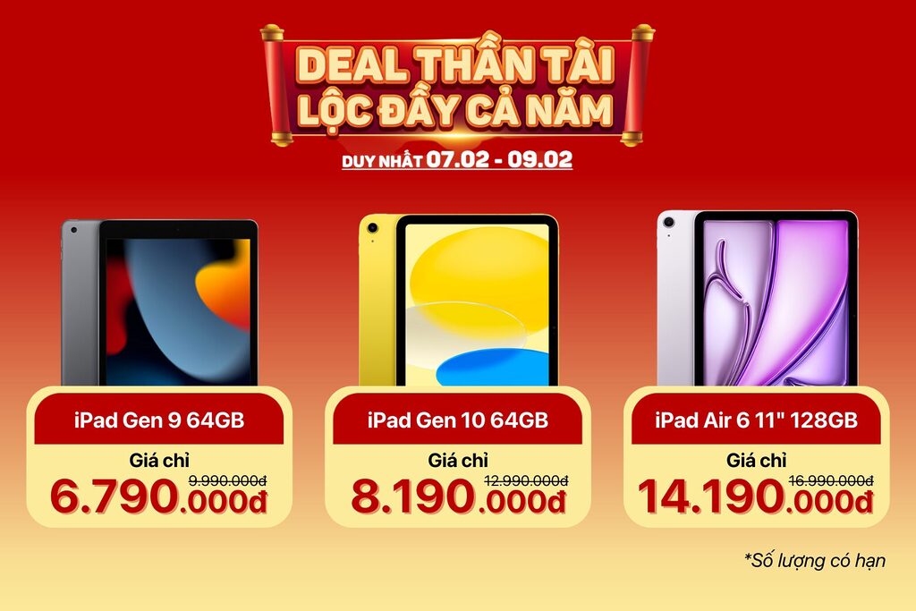Lên đời iPhone 16 Pro Max trúng vàng thần tài 9999. Cùng nhiều deal hấp dẫn khác 11 7