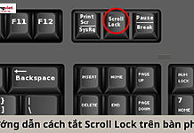 cách tắt Scroll Lock trên bàn phím