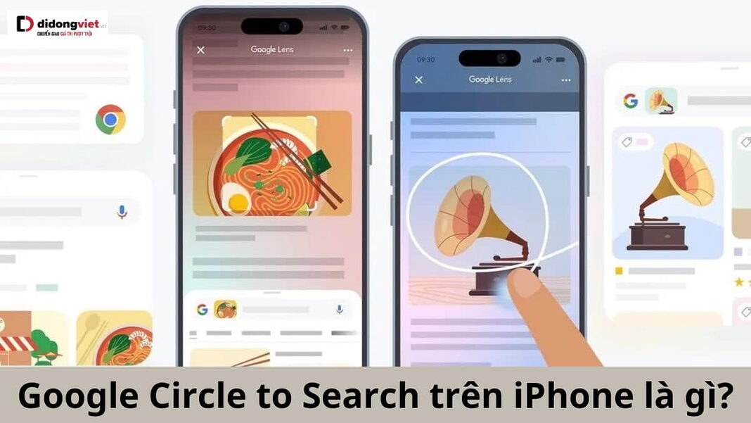 Google Circle to Search trên iPhone