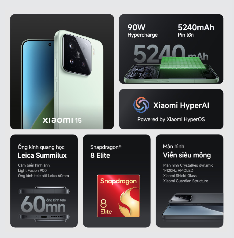 Đặt trước Xiaomi 15 | Xiaomi 15 Ultra, nhận ưu đãi lên đến 15 triệu. Đặt ngay! 9 page Recovered 15