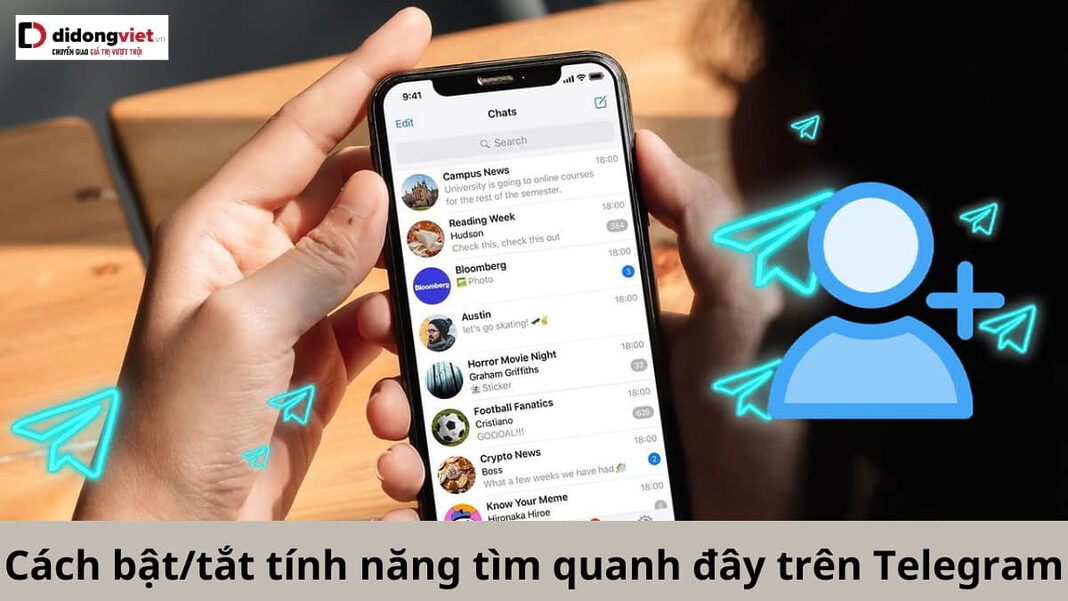 Tìm quanh đây trên Telegram