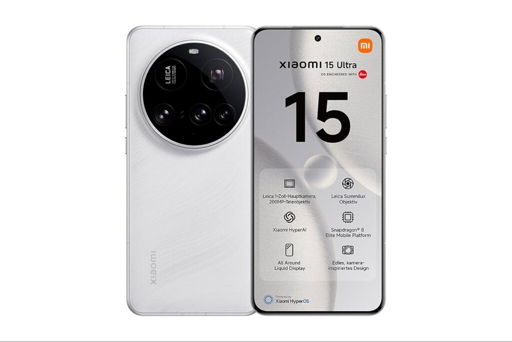 Xiaomi 15 Ultra có mấy màu? Màu nào nổi bật nhất? 6 Màu White: Sắc trắng tinh tế, phù hợp với người dùng yêu thích sự tối giản và chuyên nghiệp.