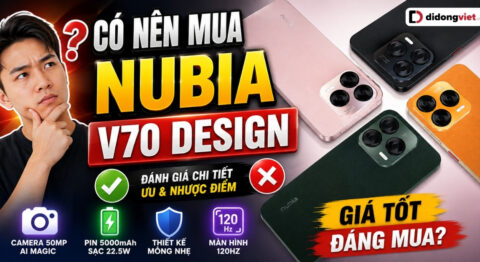 có nên mua nubia v70 design