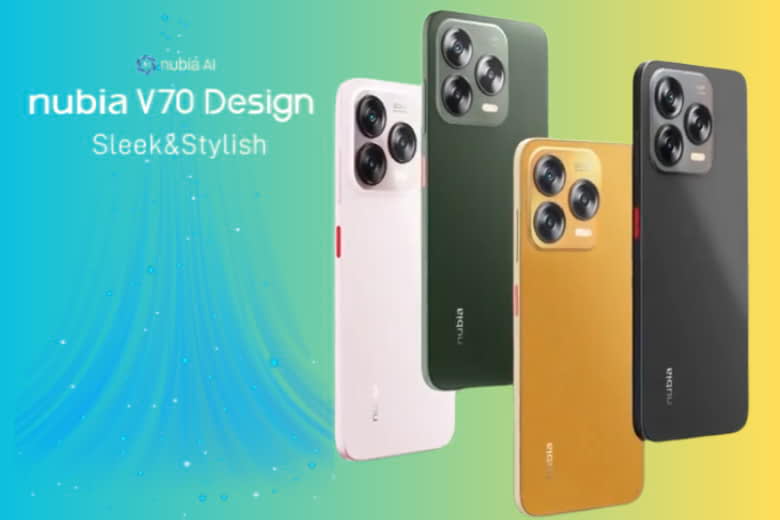 Nubia V70 Design có mấy màu