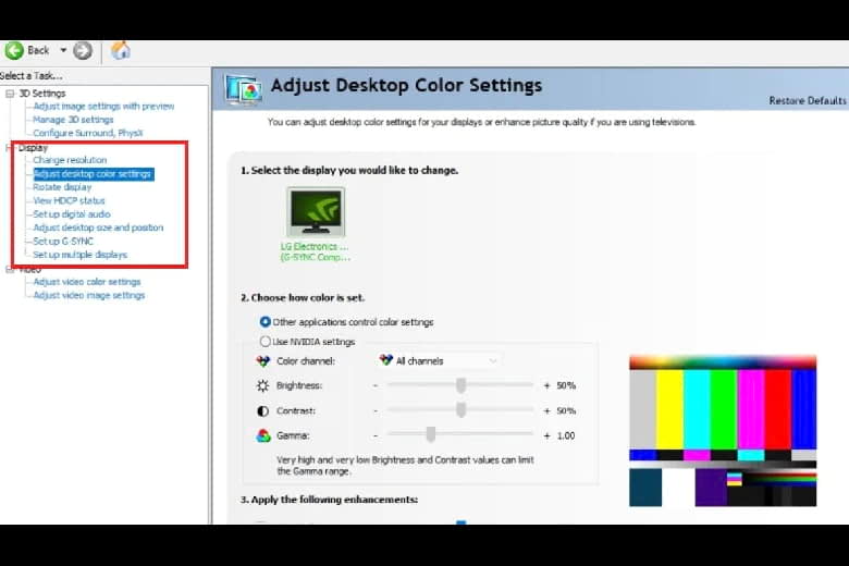 nvidia control panel là gì