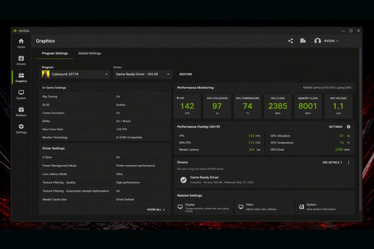 NVIDIA Control Panel là gì? Cách tối ưu FPS cho Laptop Gaming