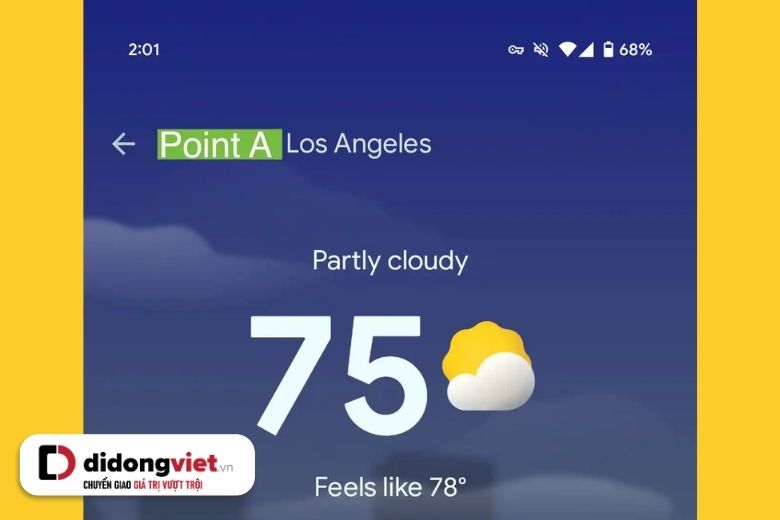 Google Khắc Phục Lỗi Hiển Thị Vị Trí Thời Tiết Trên Pixel 6 pixel at a glance 4