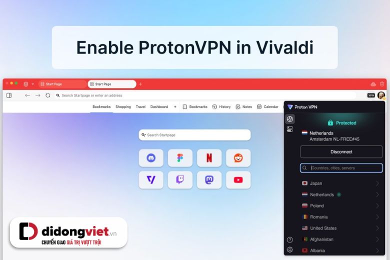 Trình Duyệt Vivaldi Thêm Tính Năng ProtonVPN Tích Hợp Sẵn 5 vivaldi 3