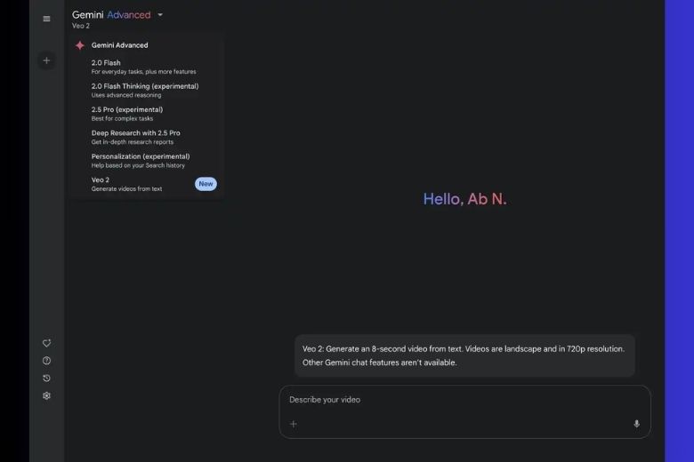Google Gemini tích hợp Veo 2 cho người dùng trả phí 5 gemini veo 2 1