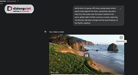 Google Gemini tích hợp Veo 2 cho người dùng trả phí