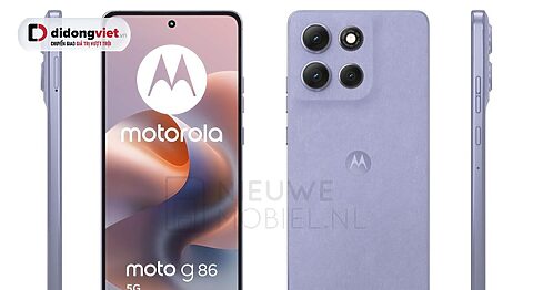 Moto G86 Rò Rỉ Hình Ảnh Cho Thấy Thiết Kế Đầy Bất Ngờ