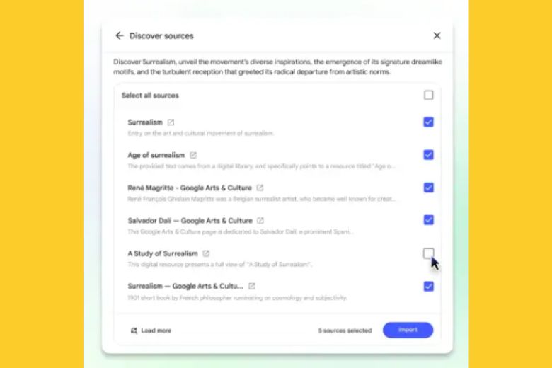 NotebookLM giờ đây có thể tìm kiếm web và khám phá nguồn cho người dùng 6 notebooklm 4
