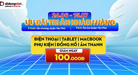 Ưu Đãi Đặc Biệt Tại Di Động Việt: Tặng thêm đến 100.000đ