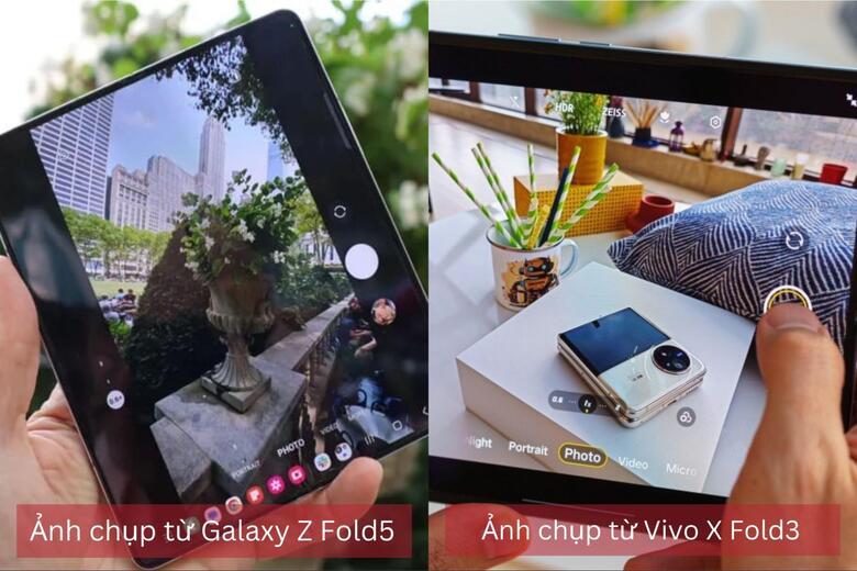 So sánh Samsung Galaxy Z Fold5 và vivo X Fold3 15 vivo X Fold3 vượt trội về độ phân giải camera và ống kính chuyên nghiệp, phù hợp cho nhiếp ảnh cao cấp