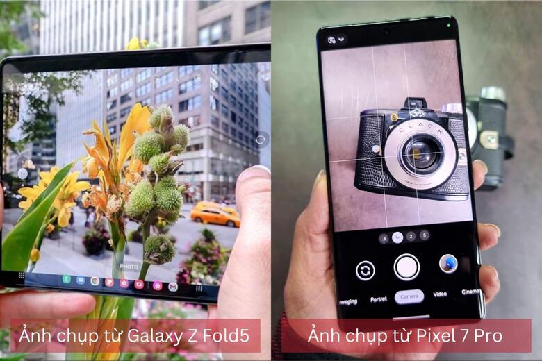 So sánh Samsung Galaxy Z Fold5 và Google Pixel 7 Pro 15 Pixel 7 Pro chiếm ưu thế về khả năng zoom xa