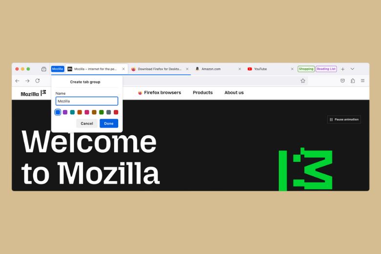 Trình duyệt Firefox chính thức hỗ trợ nhóm tab: Tính năng người dùng mong chờ suốt nhiều năm 6 firefox tab group 4