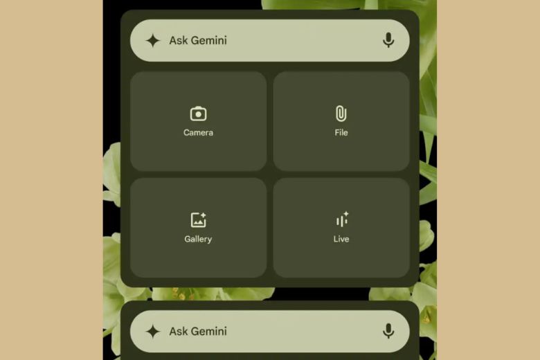gemini ai widget 2