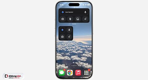 Widget Gemini trên iPhone: Gọi AI chỉ với một chạm
