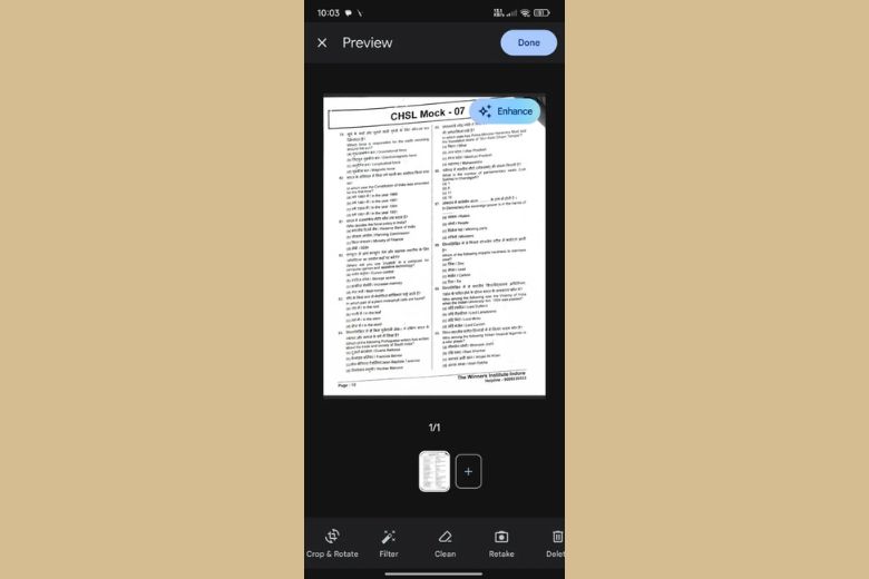 Google Doc trên Android giờ đã tự động cải thiện chất lượng tài liệu sau khi quét 5 google doc 2