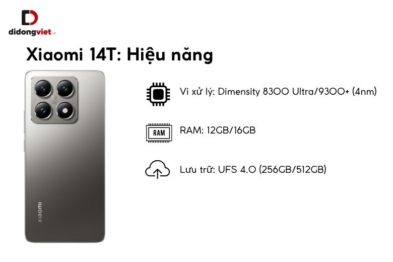 So sánh Xiaomi 15 Ultra và Xiaomi 14T: 5 Điểm Khác Biệt Đột Phá Định Hình Lựa Chọn Flagship 17 Về hiệu năng, Xiaomi 14T vẫn đủ mạnh mẽ cho nhu cầu phổ thông.
