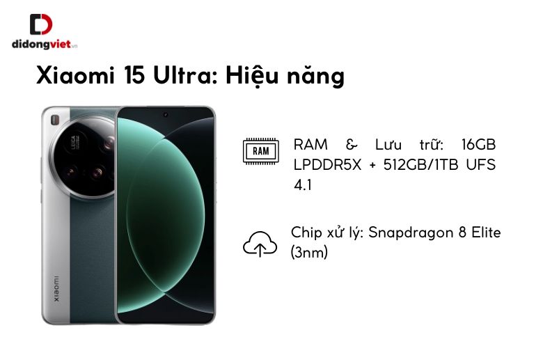 So sánh Xiaomi 15 Ultra và Xiaomi 15 Pro: 6 Điểm Khác Biệt Quyết Định Lựa Chọn Flagship 20 Xiaomi 15 Ultra có RAM lớn hơn và bộ nhớ chuẩn UFS 4.1 giúp đa nhiệm và xử lý nội dung nặng mượt mà hơn so với Pro.
