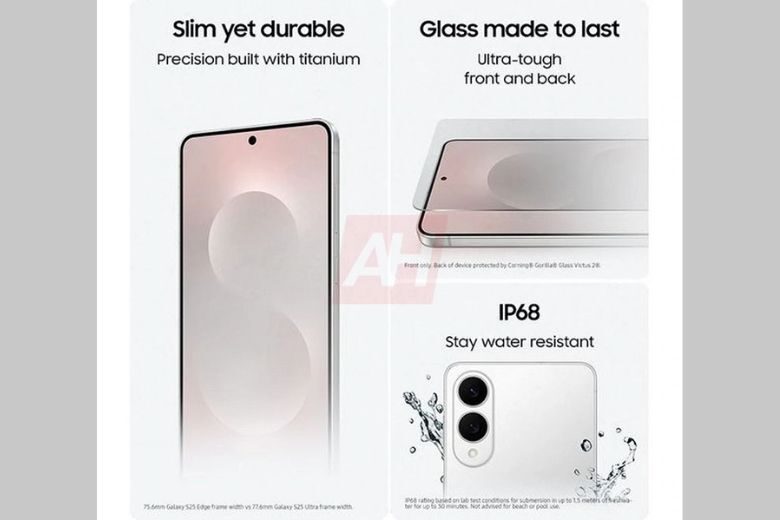 Galaxy S25 Edge có độ bền vượt trội nhờ Gorilla Glass Ceramic 2 6 image 4