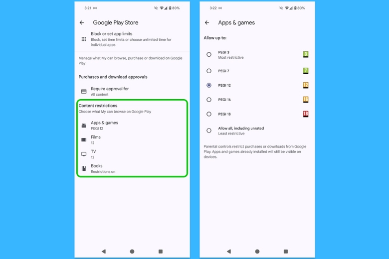 Hướng Dẫn Kiểm Soát Điện Thoại Của Trẻ Với Google Family Link Trên 2 Nền Tảng iOS và Android 22 kiem soat dien thoai cua tre google family link set up app limit 2