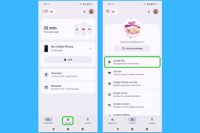 Hướng Dẫn Kiểm Soát Điện Thoại Của Trẻ Với Google Family Link Trên 2 Nền Tảng iOS và Android 21 kiem soat dien thoai cua tre google family link set up app limit