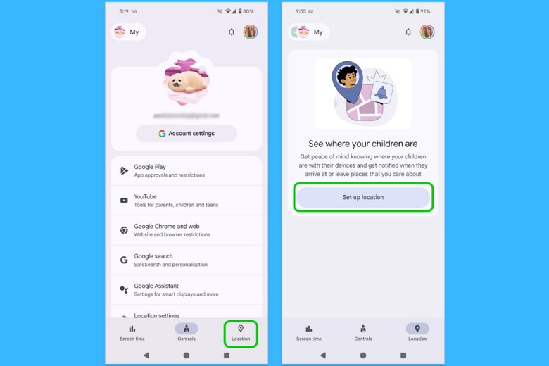 Hướng Dẫn Kiểm Soát Điện Thoại Của Trẻ Với Google Family Link Trên 2 Nền Tảng iOS và Android 25 kiem soat dien thoai cua tre google family link set up location