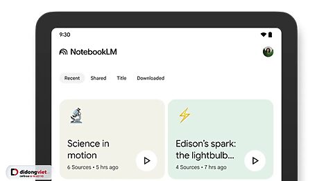 NotebookLM sắp ra mắt trên Android & iPhone tại Google I/O 2025