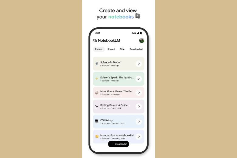 NotebookLM sắp ra mắt trên Android và iPhone: Đã có thể đăng ký trước, chính thức trình làng tại Google I/O 2025 7 notebooklm soon app 2