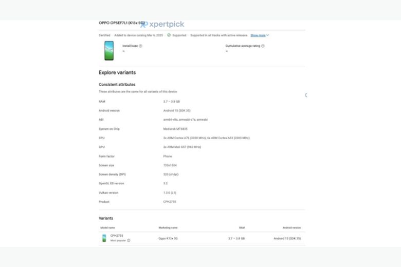 OPPO K13x Lộ Diện: "Sát Thủ" Phân Khúc Tầm Trung Mới Hay Chỉ Là "Bình Cũ Rượu Mới"? 6 oppo k13x 2